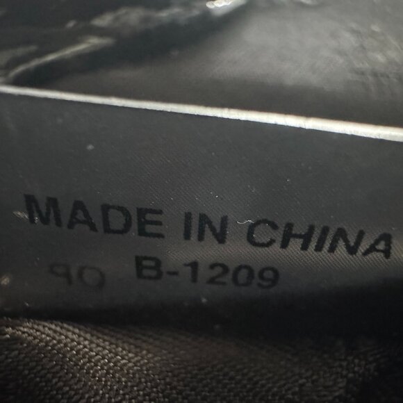 MICHAEL Michael Kors Snakeskin Leather Gold Chain Evening Bag Clutch Black EUC - Picture 9 of 16